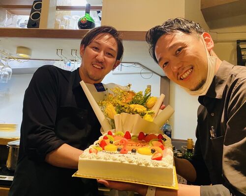 二周年祝の写真